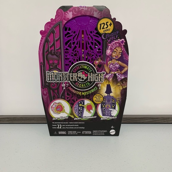 Monster High: Skulltimate Secrets Monster Mysteries Clawdeen Wolf Doll-New - Picture 1 of 8